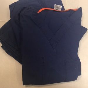 Navy blue Merdline unisex S scrubs